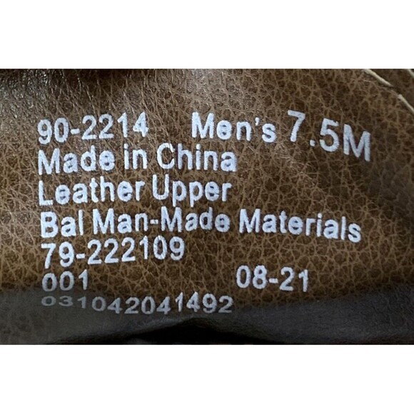 Dockers Dress Shoes Mens 7.5 M Gordon Oxford Black Leather Cap Toe 90-2214 - Picture 9 of 16